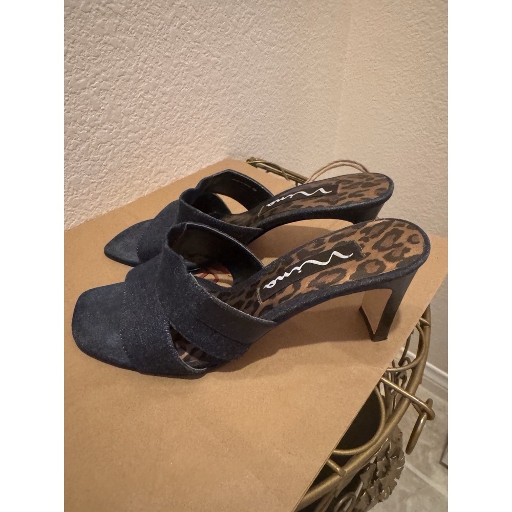 Nina Denim Heels